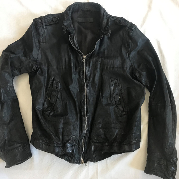 ジャケット・アウター Neil Barrett 06ss Washer Leather Vest Neil Barrett 06ss Washer Leather Vest（Neil Barrett Gray